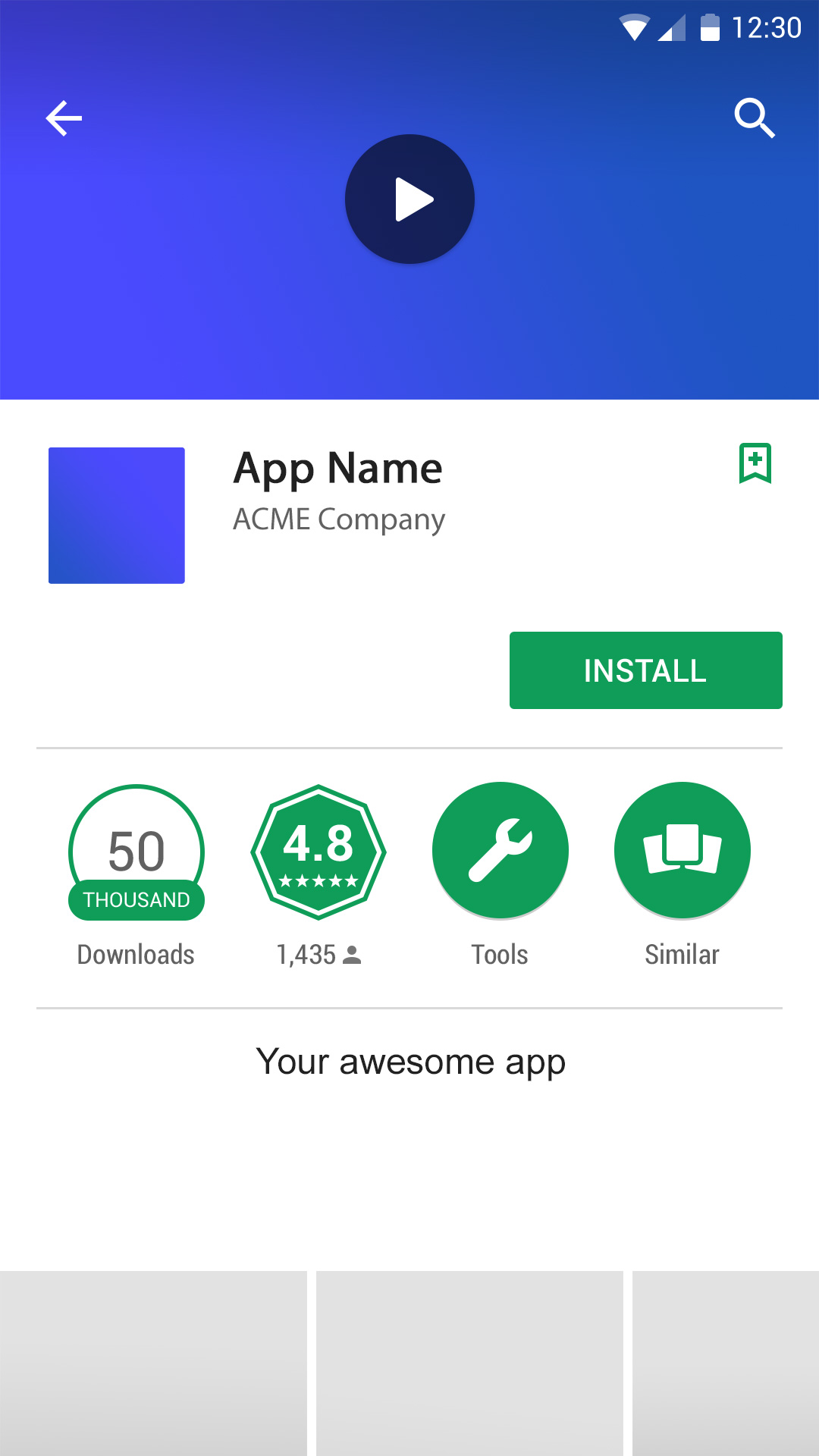playstore android app example